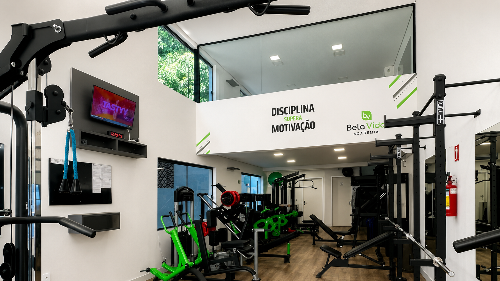 Treino na Bela Vida Academia